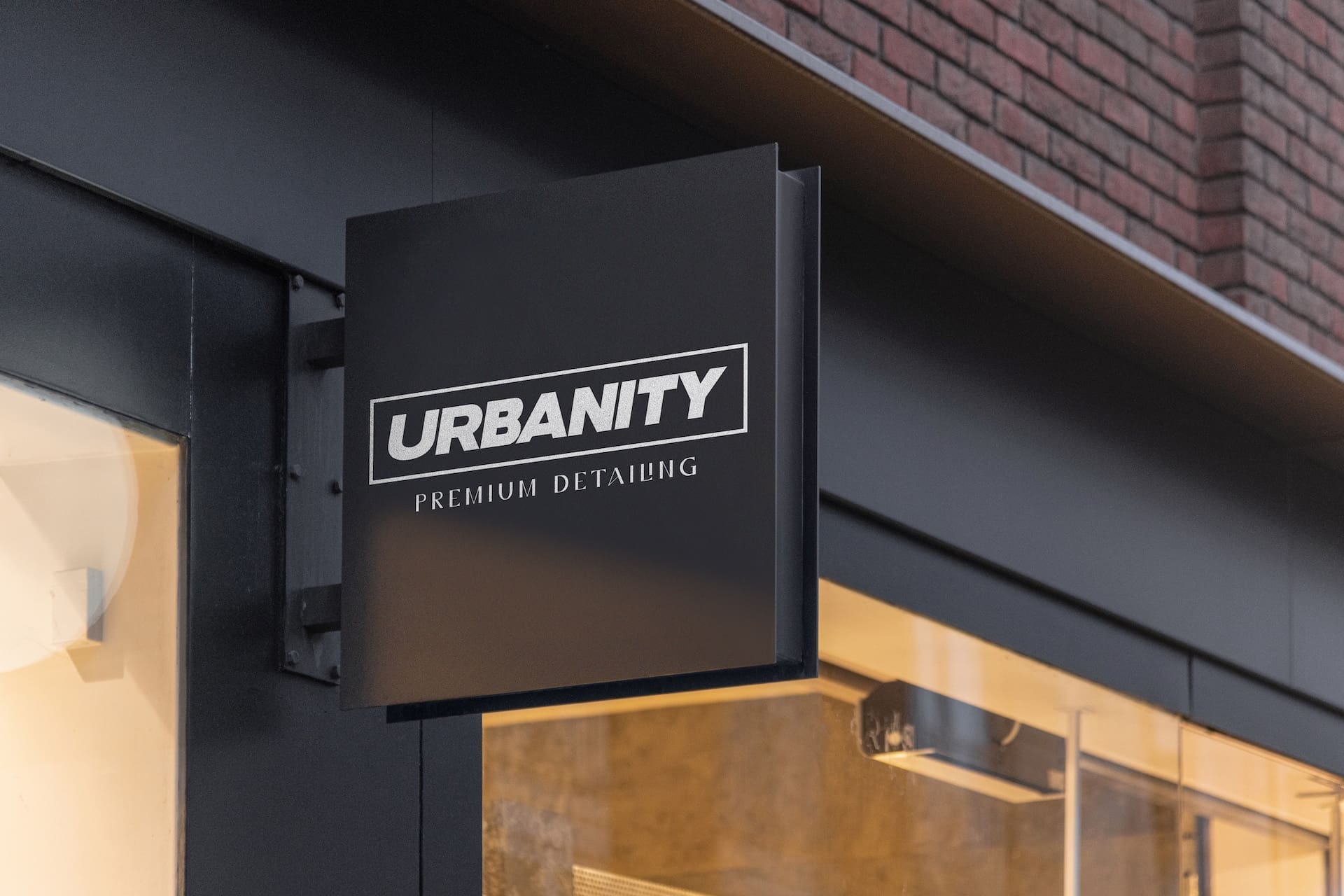 Branding for Urbanity Premium Detailing by Spacey Studios.