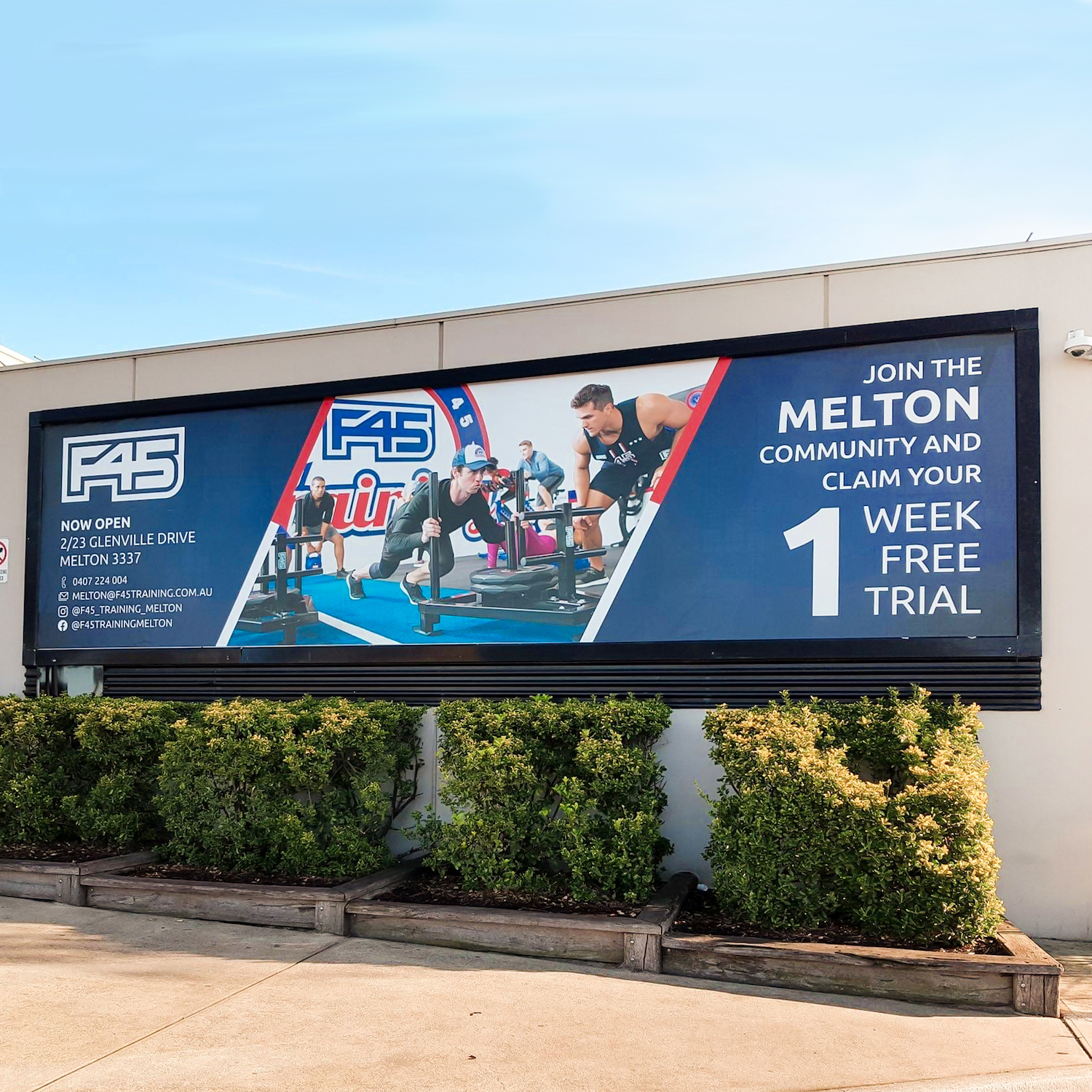 Billboard for F45 Training, Designed by Spacey Studios