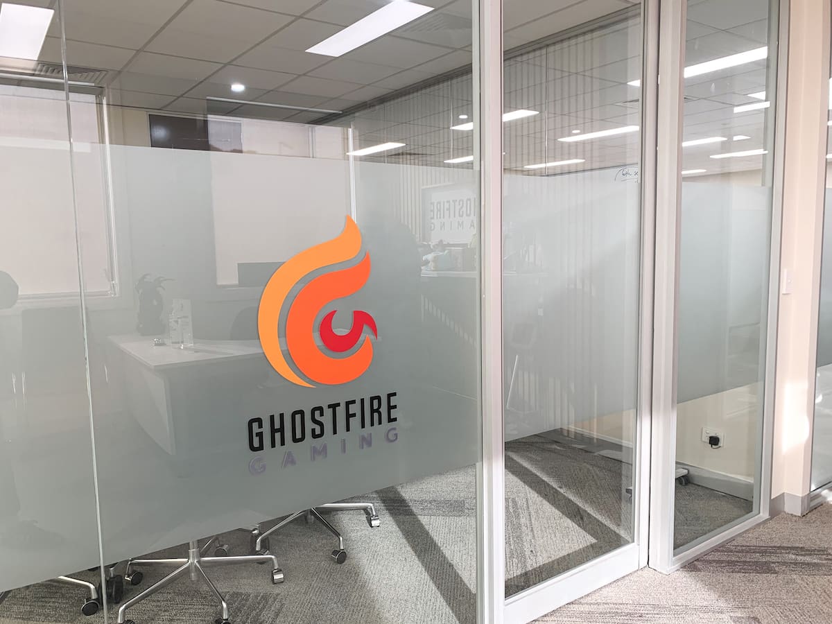 Ghostfire Gaming Office Signage, Design & Print Solutions by Spacey Studios