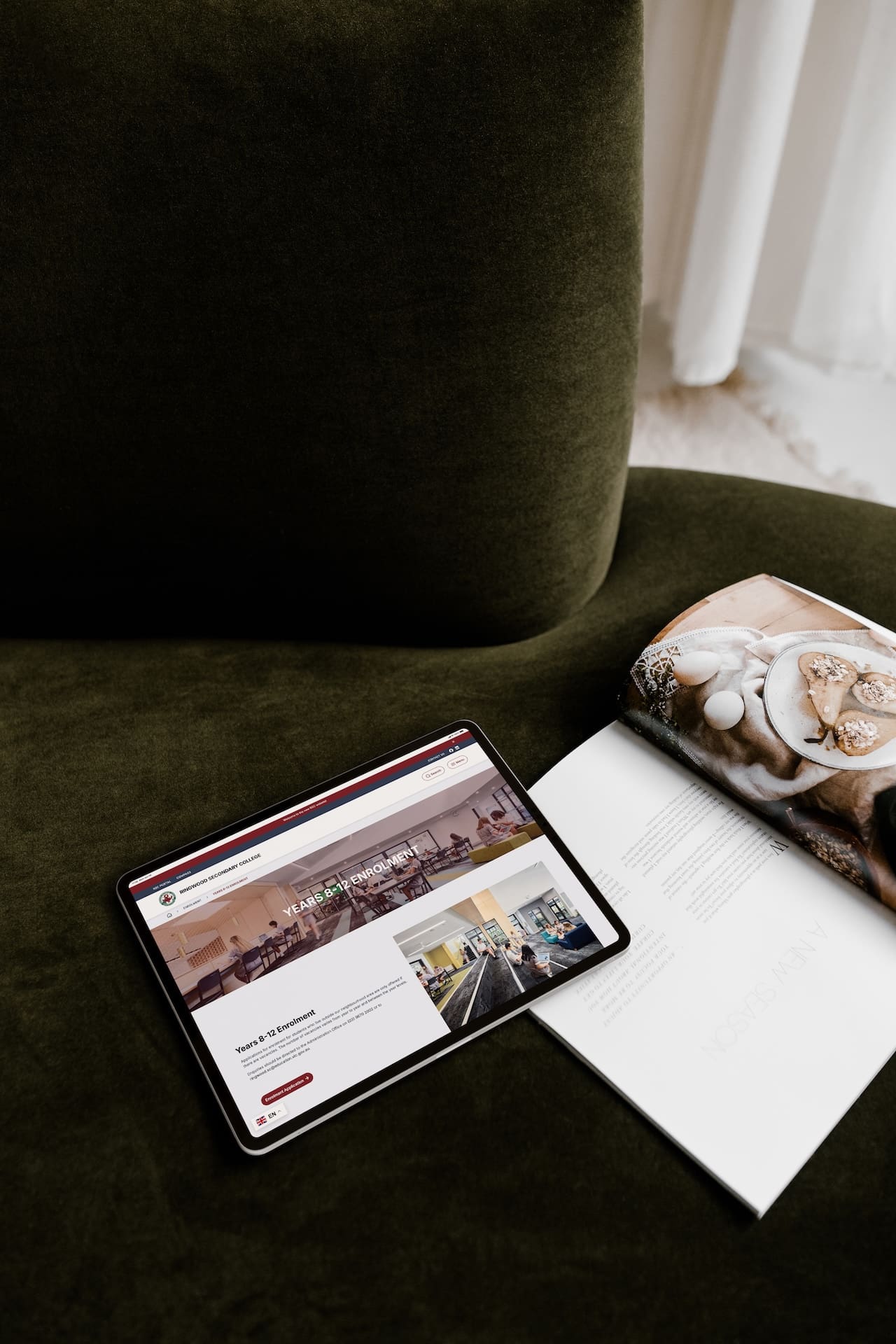 Ringwood Secondary College Website, designed and developed by Spacey Studios