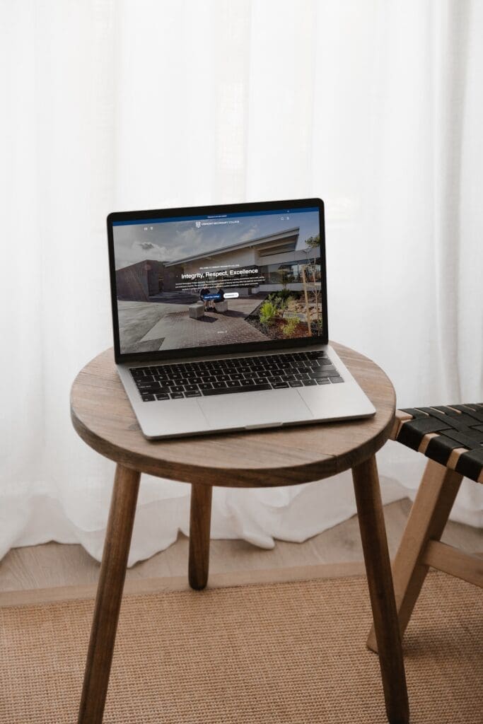 Vermont Secondary College Website, designed and developed by Spacey Studios