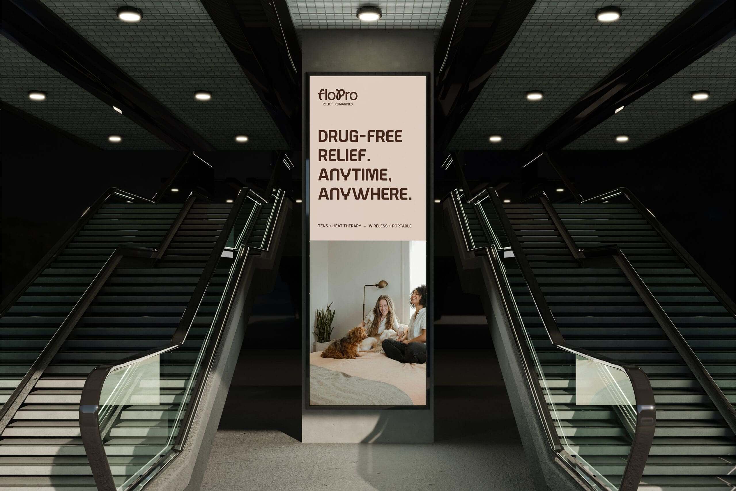 Billboard, FloPro Brand Identity Design by Spacey Studios