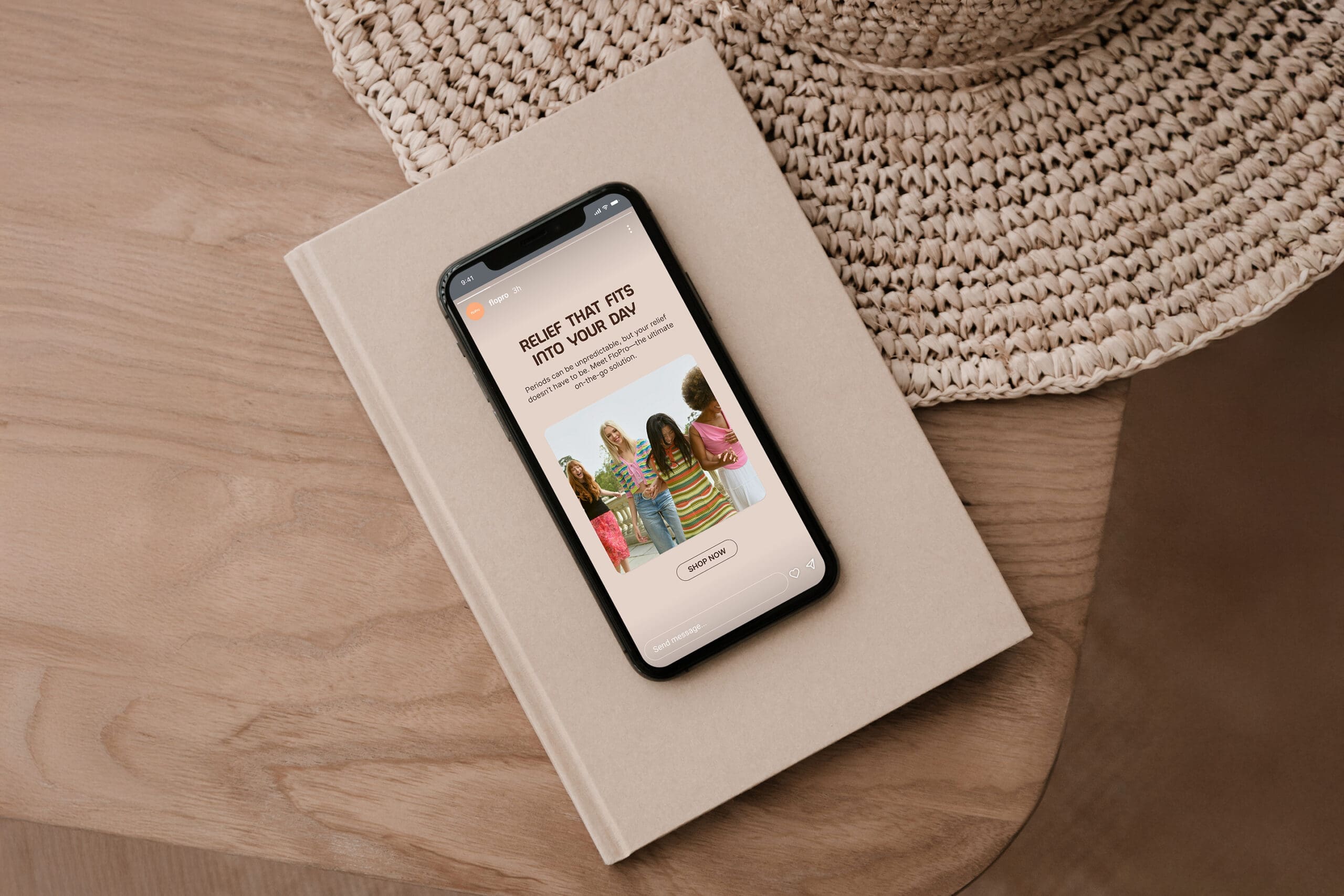 Social Media Assets, FloPro Brand Identity Design by Spacey Studios