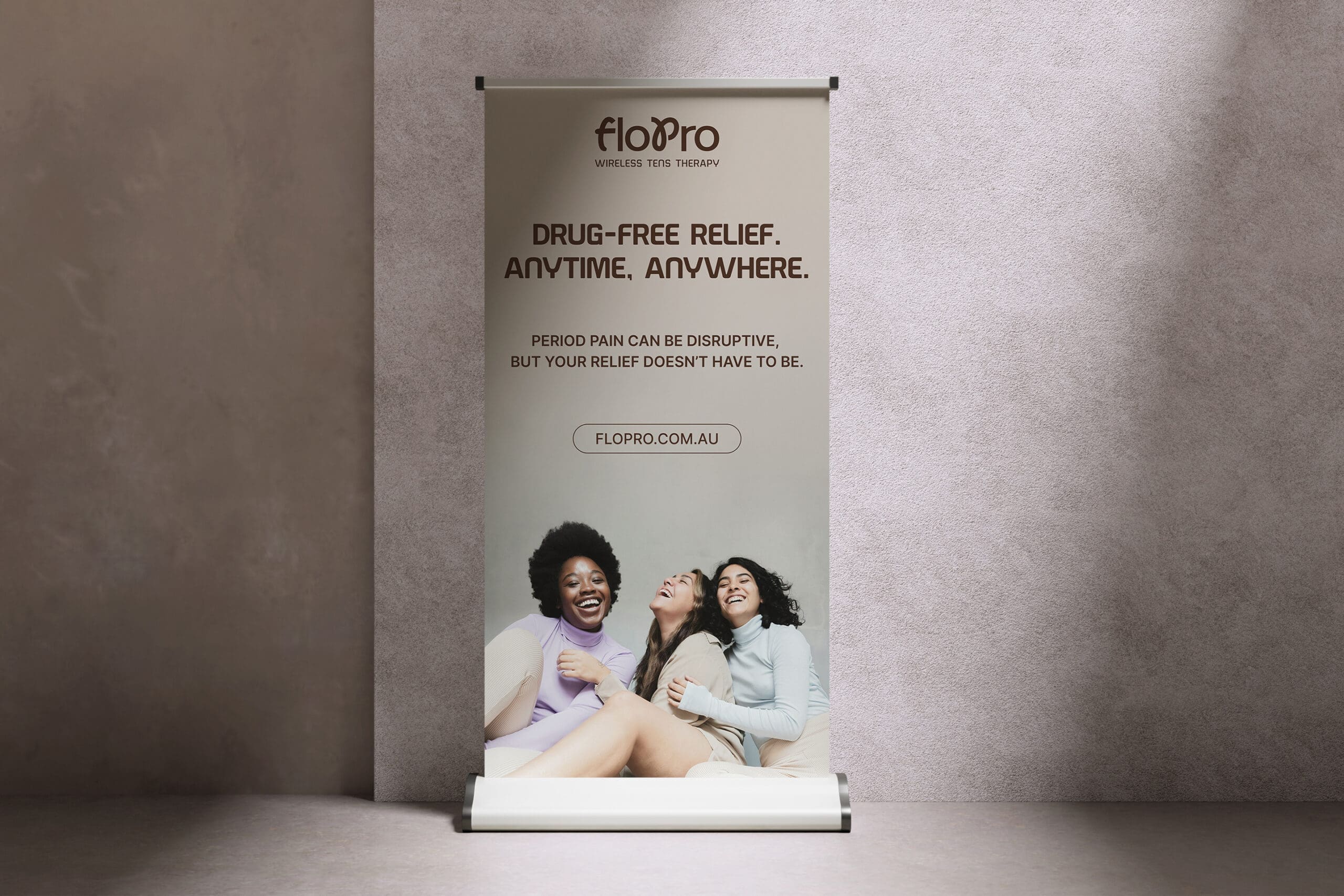 Pull Up Banner, FloPro Brand Identity Design by Spacey Studios