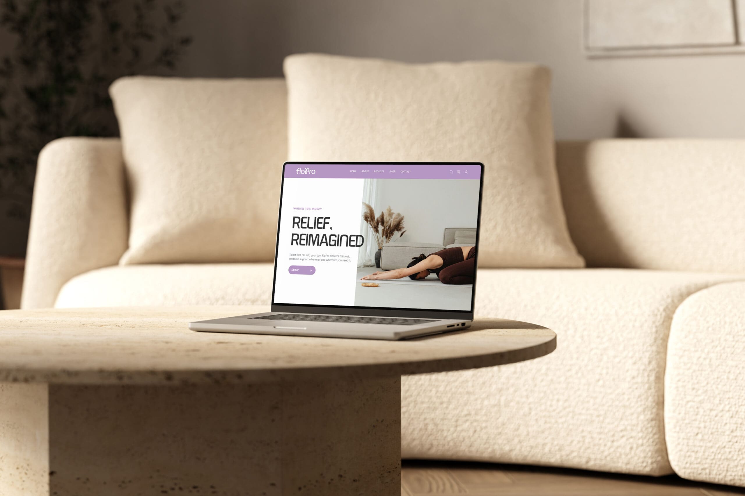 Website Concept, FloPro Brand Identity Design by Spacey Studios