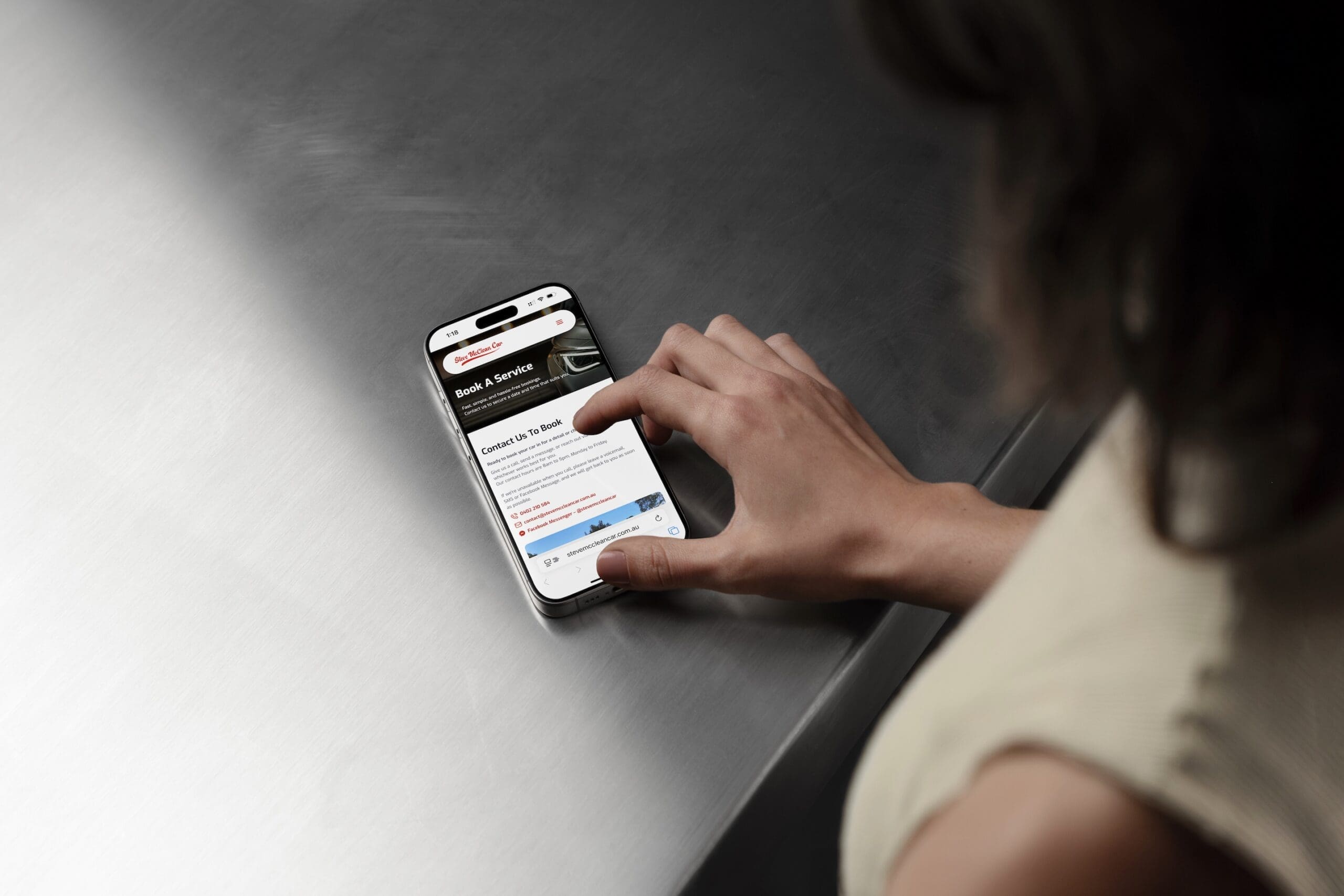 Steve McClean Car Detailing Website Development by Spacey Studios