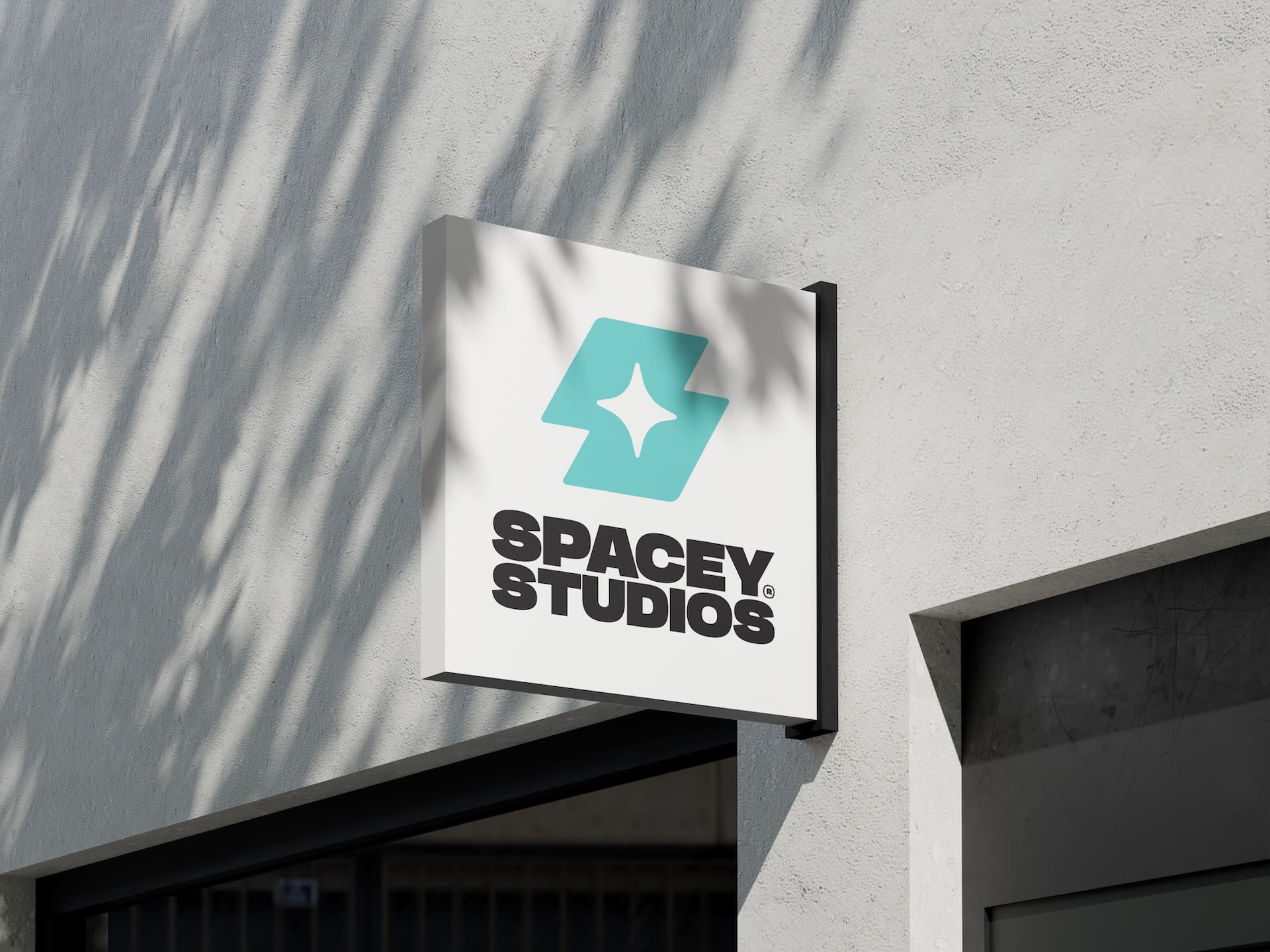 Spacey Studios Logo on Building Signage, Creative Studio from Melbourne, Australia