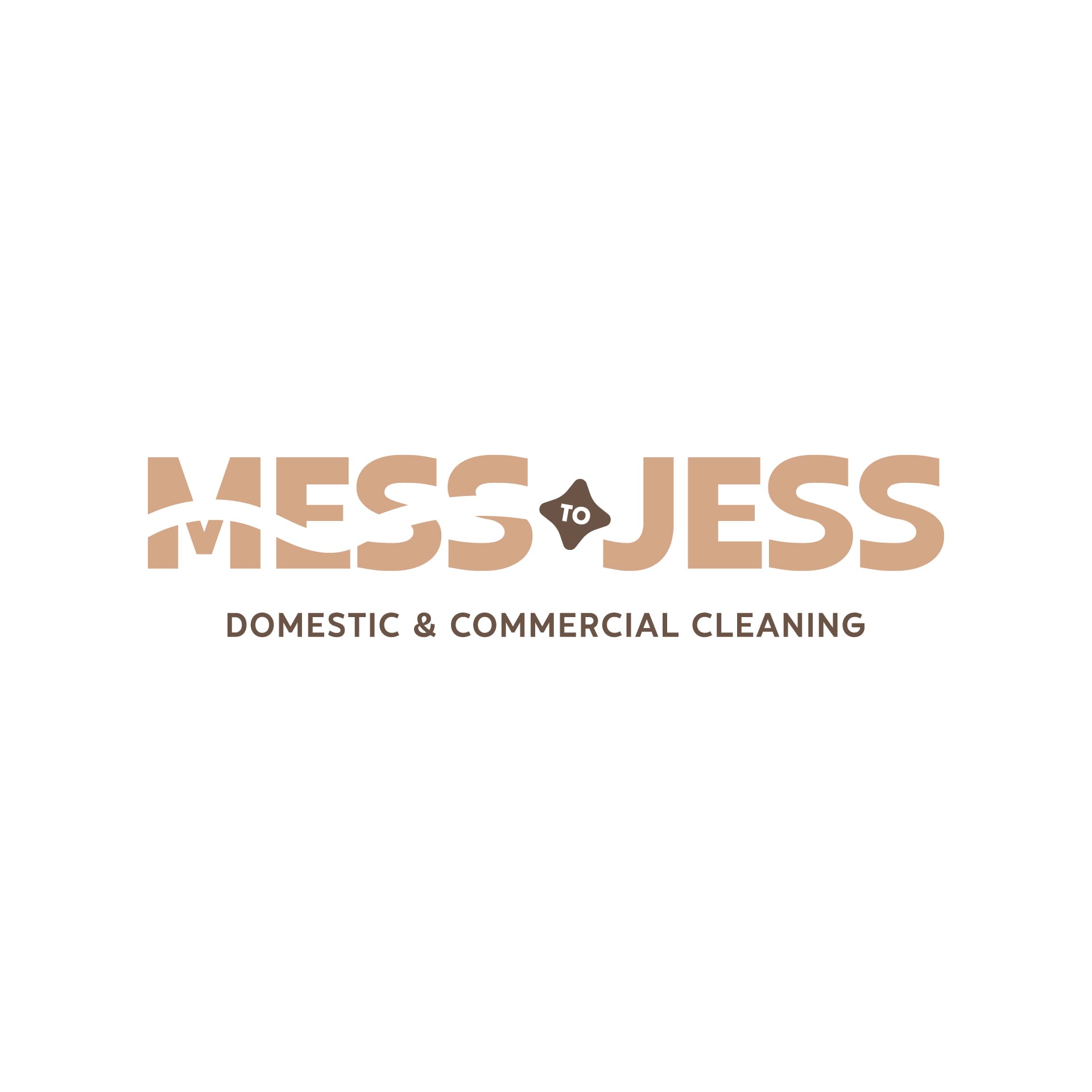 Mess To Jess Branding, cleaning company