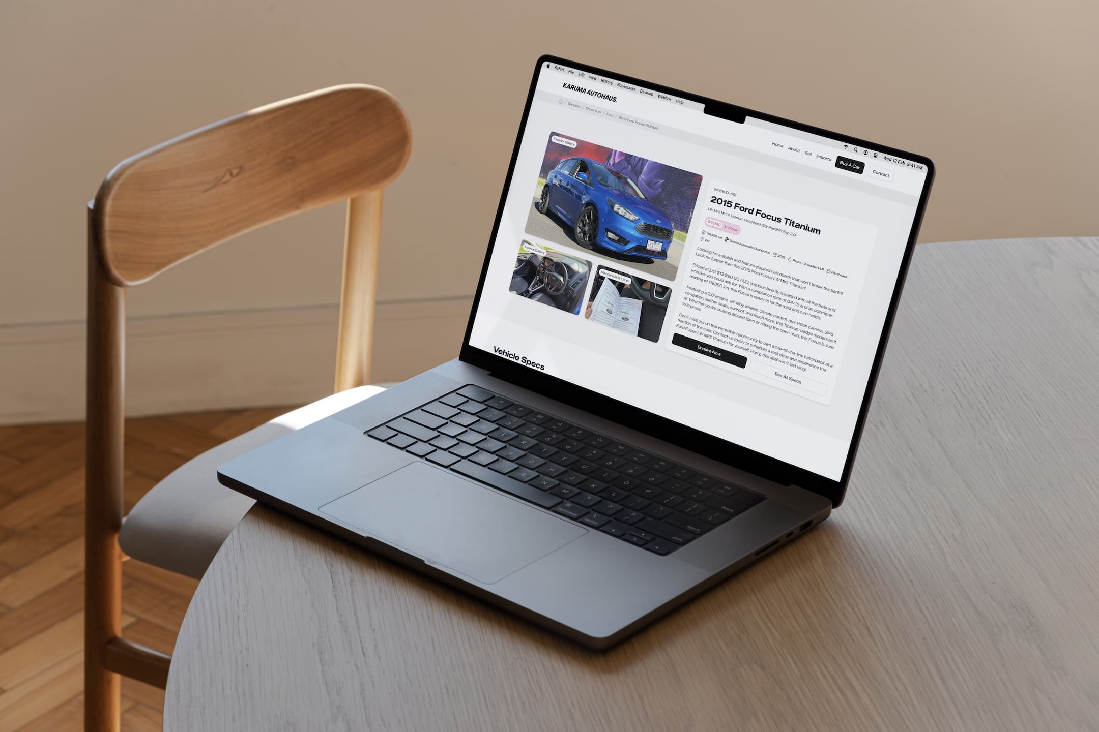 Karuma Autohaus Car Dealership Website, Designed & Developed by Spacey Studios